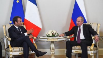 Путин и Макрон обсудили ситуацию на юго-востоке Украины