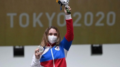Галашина завоевала первую медаль для России