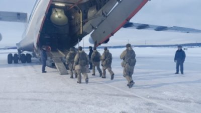 Российские миротворцы уехали в Казахстан