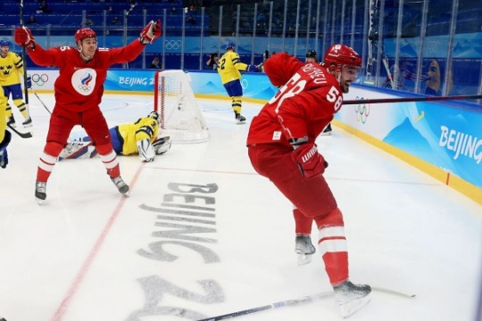 Российские хоккеисты в финале олимпиады