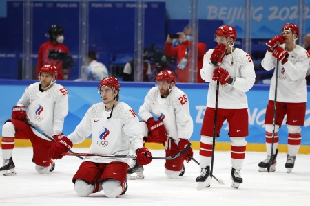 Российские хоккеисты стали вторыми
