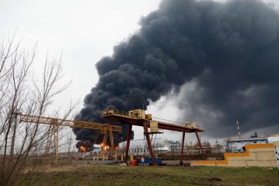 Пожар на нефтебазе в Белгороде потушен