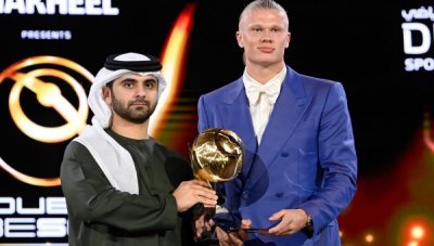 Холанда признали лучшим футболистом Globe Soccer Awards